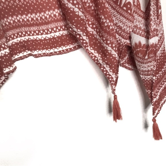 VINCE CAMUTO Bird Floral Block Print Topper Wrap Kimono - Picture 8 of 10